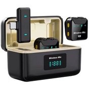 تصویر میکروفون یقه ای SX23 دو کاربره بیسیم 