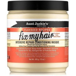 تصویر ماسک مو ضد موخوره و ترمیم‌کننده عمیق بذر کتان آنت جکیز – Aunt Jackie’s Fix My Hair - گالری برگ 