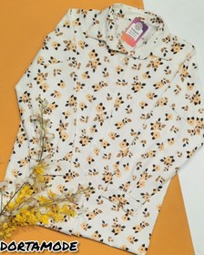 تصویر شومیز مانتویی مخمل طرحدار 