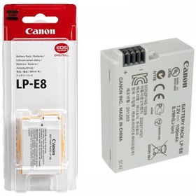تصویر باتری دوربین کانن مدل LP-E8 ا Canon LP-E8 Camera Battery Canon LP-E8 Camera Battery