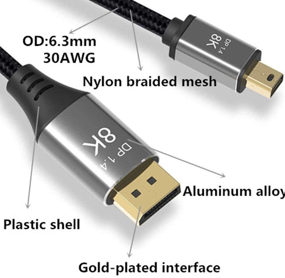 INICIO 16K Displayport 2.1 Dp 2.0 Cable 1.5M [16K@60Hz,10K@60Hz,8K