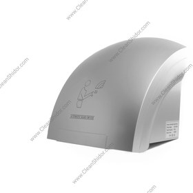 تصویر دست خشک کن برقی اتوماتیک برند HuaDiao وات 1800 اصلی - مشکی براق HuaDiao brand automatic electric hand dryer, original 1800 watts