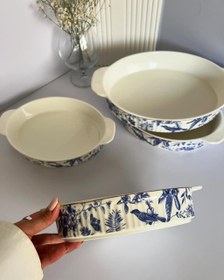 تصویر تابه های سرامیکی مخصوص فر سایز کوچک 