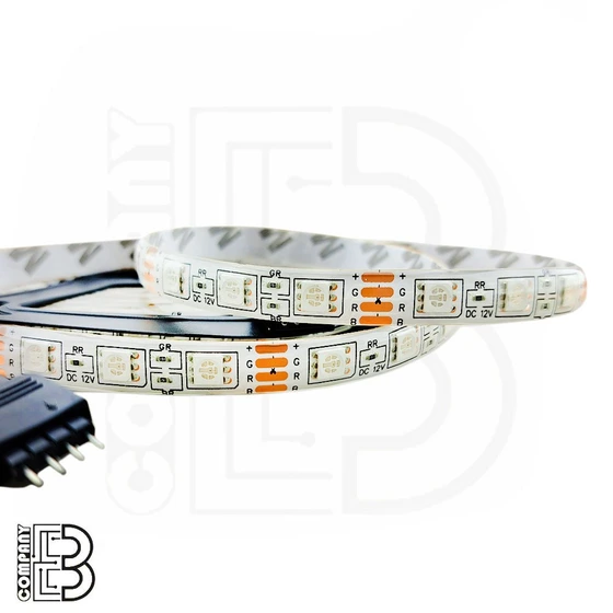 خرید و قیمت نواری RGB-LED آر جی بی چیپ 5050 پی سی وی مس | ترب