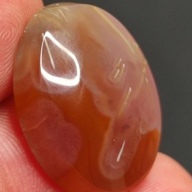 تصویر نگین عقیق روتایل طبیعی 