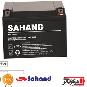 تصویر باتری یو پی اس 12 ولت 28 آمپر سهند Sahand 12V 28Ah VRLA Battery