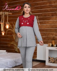 تصویر بلوز شلوار بارداری کتی 
