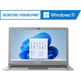 تصویر Hometech لپ تاپ خانگی Alfa 470c Celeron N4020 4Gb 128Gb Ssd 14.1 Hd Windows 10 Home 
