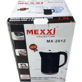 تصویر کتری برقی MEXXi مدل MX-2012-مشکی سفید ا MX-2012 MX-2012