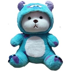 تصویر عروسک خرس لباس سالیوان 