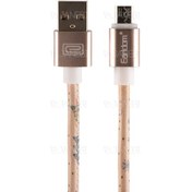 تصویر کابل چرمی میکرو یو اس بی ارلدام Earldom EC-21 Micro USB Cable 1m 