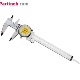 تصویر کولیس ساعتی 20 سانتیمتری آسیمتو مدل 2-08-303 ASIMETO 200mm dial caliper