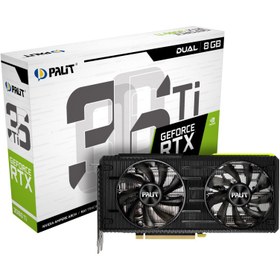 تصویر کارت گرافیک استوک پلیت Palit RTX 3060 Ti Dual 8G Palit RTX 3060 Ti Dual 8GB