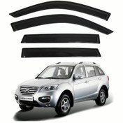 تصویر بادگیر شیشه لیفان X60 با زه استیل 