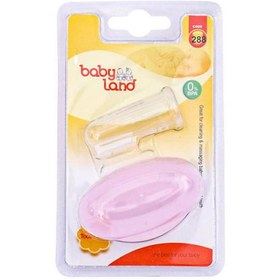 تصویر مسواک سیلیکونی کودک بیبی لند مدل 288 Baby Land Silicone Toothbrush Code 288