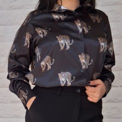 تصویر شومیزساتن پلنگی 