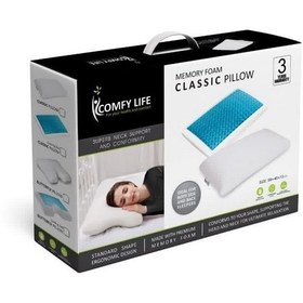 تصویر بالش طبی کامفی لایف مدل کلاسیک با ژل خنک کننده 