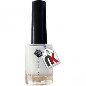 تصویر لاک ناخن براق گلباران شماره 011 رنگ سفید 