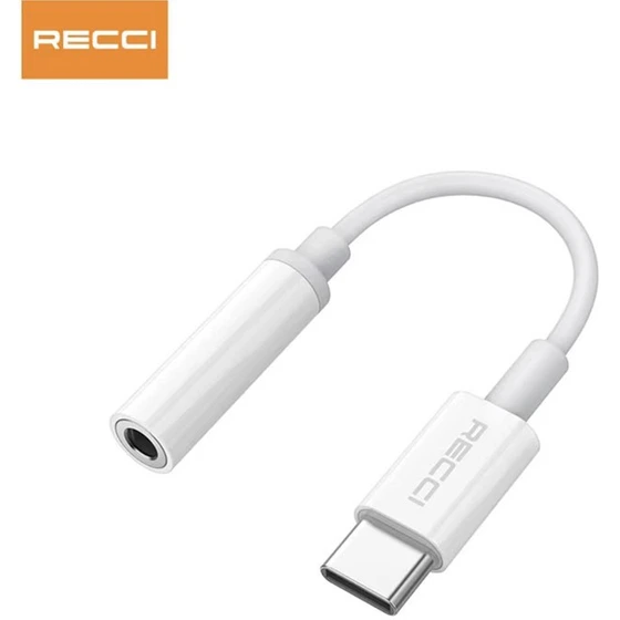 خرید و قیمت کابل تبدیل تایپ سی به جک 3.5 میلی‌متری رسی RECCI RDS-A03 ...