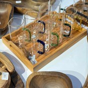 تصویر ماگ پیرکس مربع دسته دار بلند Square Pyrex mug with long handle