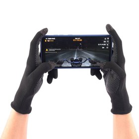 تصویر دستکش بازی موبایل استپ دار Mobile Game Gloves