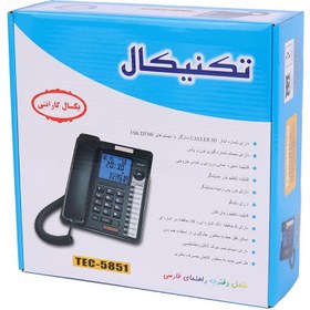 تصویر گوشی تلفن تکنیکال مدل TEC-5851 ا Technical TEC-5851 Phone Technical TEC-5851 Phone