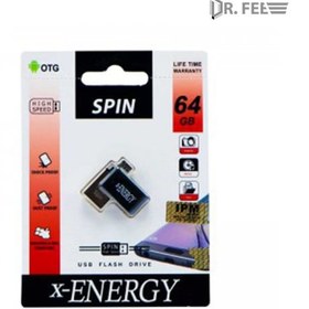 تصویر فلش X-Energy SPIN 64GB OTG ا X-Energy SPIN 64GB OTG flash memory X-Energy SPIN 64GB OTG flash memory