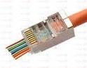 تصویر سوکت شبکه میان گذر Cat6 STP فلوک تست وارداتی OPEN END RJ45 CAT6 STP