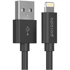 تصویر کابل USB به لایتنینگ پورودو مدل PD-CEL12 Porodo USB-A To Lightening Cable 1.2m PD-CEL12