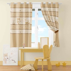 تصویر پرده اتاق کودک Bear and Kite خرس و خرگوش رزبرن RoseBorn baby room Curtains code:2900099