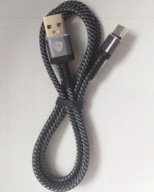 تصویر کابل شارژر micro usb یک متری کنافی برند LENYES مدل LC927V 