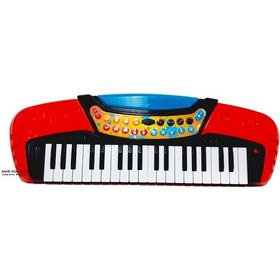 تصویر اسباب بازی پیانو قرمز مدل 66313S 
