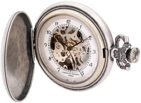 تصویر چارلز هوبرت، پاریس 3920 کلاسیک مجموعه نقره ای نقره ای دستبند مکانیکی سازمان دیده بان 