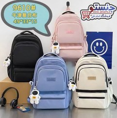 تصویر کوله پشتی دخترانه و پسرانه فانتزی خارجی وارداتی فضانورد دار GLBD (کیف مدرسه) کد 9610 backpack code 0021