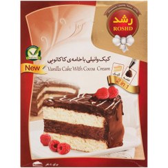 تصویر پودر کیک وانیلی با خامه کاکائویی رشد مقدار 500 گرم Roshd Vanilla Cake With Cocoa Cream Powder 500gr