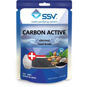 تصویر فیلتر دستگاه تصفیه آب اس اس وی مدل Carbon active وزن 140 گرم 