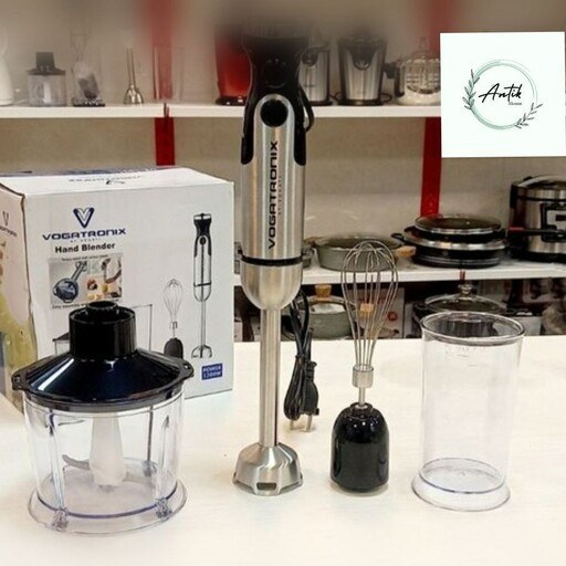 Ninja CI100UK, 3-in-1 Hand Blender, Mixer & Chopper -Black