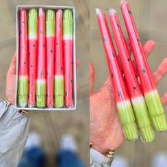 تصویر شمع قلمی هندوانه 