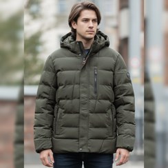 تصویر کاپشن زمستانی ضد باد و ضد آب وارداتی مردانه - س 