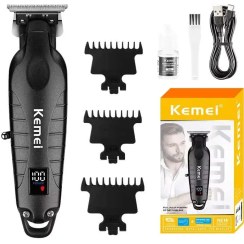 تصویر ماشین اصلاح خط زن‌ ، صفر زن کیمی مدل Kemei Km-2293 مقاوم در برابر آب 