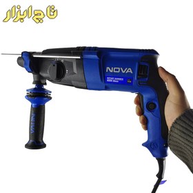 تصویر بتن کن 26 میلیمتری 800 وات نووا مدل 2426 Concrete mixer 26 mm 800 watt Nova model 2426