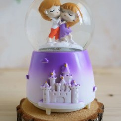 تصویر گوی کریستالی چرخان ۶ سانتی طرح استیج 