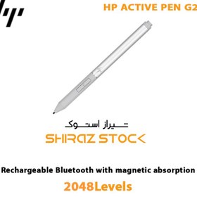تصویر قلم شارژی اورجینال HP Active Pen G2 ا قلم شارژی اچ پی اکتیو پن G2 قلم شارژی اچ پی اکتیو پن G2