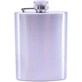 تصویر کروم مات Hip Flask-Hip Flask 4 OZ - 2746 