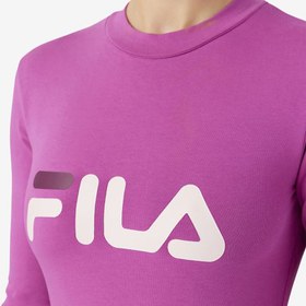 تصویر بلوز بادی ورزشی زنانه فیلا Fila Sport Lnflatable Long Sleeve ارغوانی 