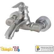 تصویر شیر حمام طوفان فلز مدل بامبو Tofan Felez Bath Faucet Bambo Model