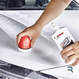 تصویر پولیش و واکس رنگی سفید سوناکس Sonax Polish+Wax Color 