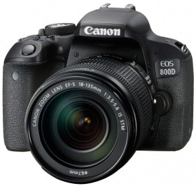 تصویر دوربین دیجیتال کانن مدل EOS 800D به همراه لنز 18-135 میلی متر IS STM ا Canon EOS 800D Digital Camera With 18-135mm IS STM Lens Canon EOS 800D Digital Camera With 18-135mm IS STM Lens