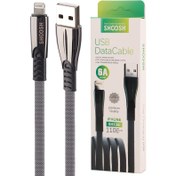 تصویر کابل آیفونی فست شارژ Shoosh SH130i 6A 1.1m Shoosh SH130i 6A 1.1m Lightning Cable