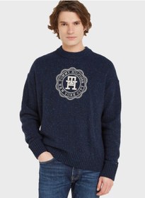 تصویر سویشرت لوگو برند Tommy Hilfiger Logo Sweatshirt